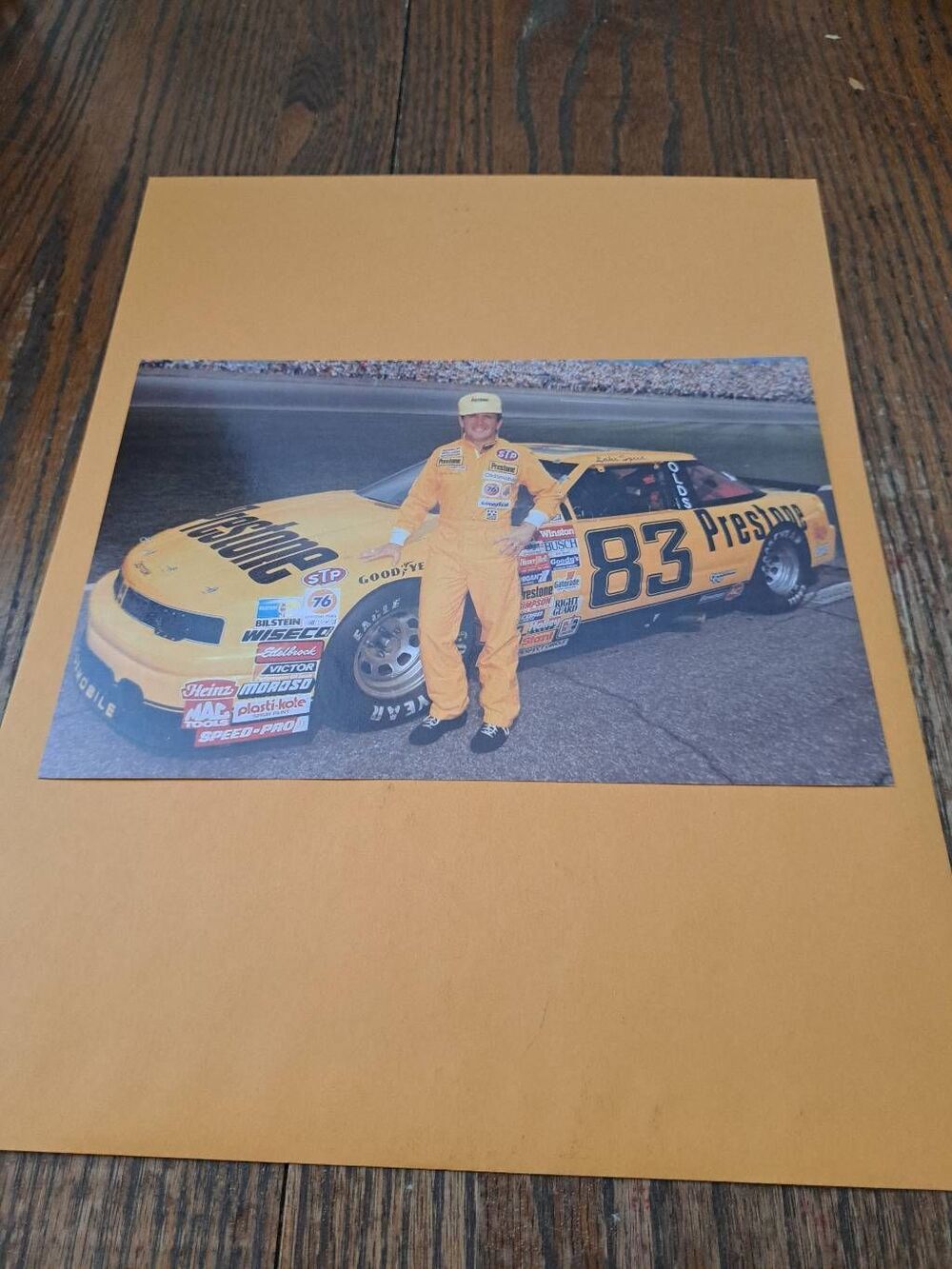 Vintage Lake Speed Driver Card #83 Oldsmobile Prestone STP 6x9 NASCAR Promo